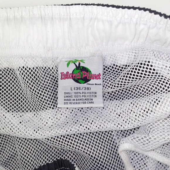 Island Planet Black Swim Trunks - Picture 7 of 11